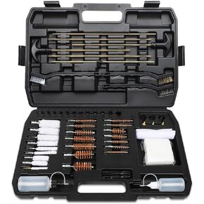 مجموعة تنظيف الأسلحة العالمية 107 قطعة من ANALIM للمسدس، والبندقية، والبندقية، والمسدس الهوائي، ومسدس وإكسسوارات المسدس، ومجموعة تنظيف مع حقيبة محمولة، وفرش، ومسدس in Kuwait