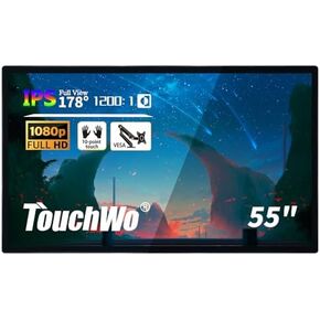 55" Interactive Touchscreen Monitor, Smart Board 4K Display with Wall Mount, Android 11 Smart Touch Screen Presentation Electronic Whiteboard for Office & Classroom, RAM 4G & ROM 32G in Kuwait