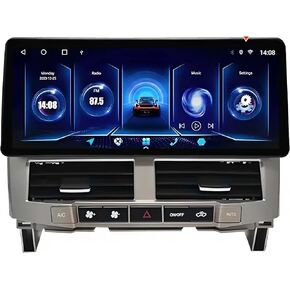Rolax 12.3 بوصة Android 15 Carplay متوافق مع Lexus RX300 RX330 RX350 RX400h 2004-2007 راديو السيارة الوسائط المتعددة ستيريو GPS الملاحة بلوتوث واي فاي كاميرا لاسلكية SWC in Kuwait