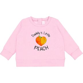 سترة الأطفال Inktastic Daddy's Little Peach اللطيفة على شكل قلب خوخي in Kuwait
