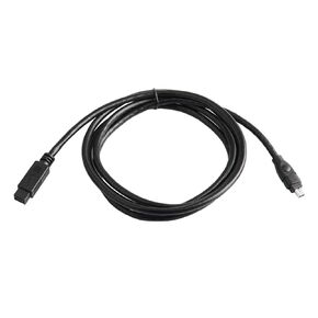 800Mbps FireWire 9 PIN to 4 800-400 9-4 9pin to Pin Connector Cable 1394B 1.8m 6FT أسود (3m) in Saudi Arabia