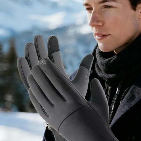 USB Heated Gloves for Men Women, Waterproof Touchscreen Winter Sports Gloves for Skiing, Snowboarding, Cycling in Saudi Arabia