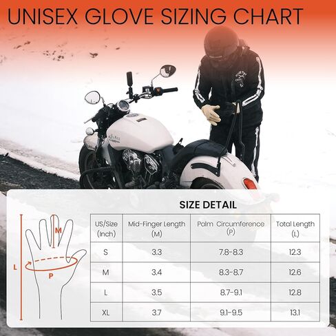 Leather Heated Gloves for Men, 158°F Heating & 8H Battery Life, 7.4V Rechargeable Heated Gloves for Women, Waterproof & Touchscreen Ideal for Winter, Hunting, Motorcycle in Saudi Arabia
