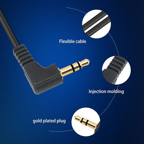Devinal Timecode Sync Cable for Sony FX3 FX30 A7S3 A1, 3.5mm TRS to Micro USB Cable for Tentacle SYNC E Track E Timebar, Durable Tangle-Free Design, 28cm 11 inch in Saudi Arabia