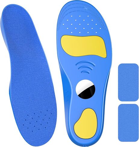 RFUNGUANGO Insoles for Airtag Hidden Holder, Tracker Devise Case for Kids, Comfortable Inserts for Shoes，Pink Rainbow (Pink, 5.31-5.91 in 6 Toddler-7.5 Toddler) in Saudi Arabia