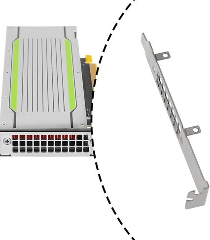 2 قطعة دعامة ارتفاع كاملة متوافقة مع وحدة معالجة الرسومات NVIDIA Tesla T4 P4 M4 in Saudi Arabia