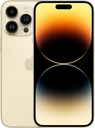 Original Back Glass Replacement for iPhone 14 Pro All Carriers with Pre-Installed Adhesive and Repair 14 Pro Tool (Gold) in Saudi Arabia
