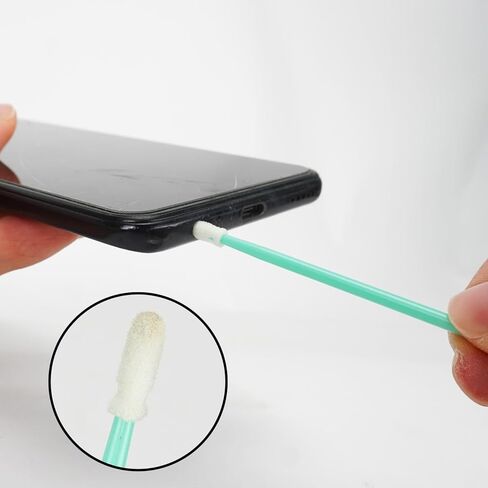 طقم تنظيف منفذ شحن الهاتف 56 قطعة، مجموعة أغطية سدادات مقاومة للغبار من السيليكون USB C من IEMIEBSHA، أداة تنظيف مكبر الصوت الإلكترونية لتنظيف مقبس سماعة الرأس لجميع الأجهزة من النوع C in Kuwait