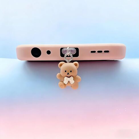 Dust Plug Compatible Charging Port and Type-C Headphone Jack, Decorative Phone Port Protector in Saudi Arabia