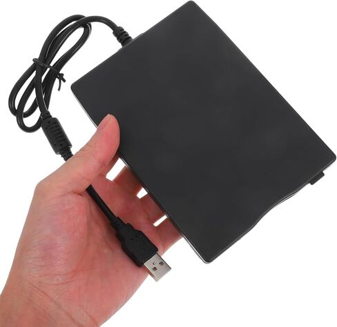 Homoyoyo محرك الأقراص المرنة الخارجي 3.5 بوصة محول USB قارئ القرص المرن المحمول لأجهزة الكمبيوتر المحمول والكمبيوتر ونقل البيانات والوصول إلى الملفات in Saudi Arabia