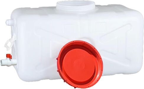 Water Storage Containers for Camping, Large Capacity Water Tank with Spigot Cap, Portable Camping Water Carrier for Emergency Hiking Fishing Driving Travel(Size:200L,Color:White) in Saudi Arabia