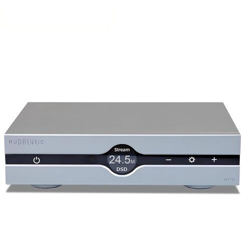 Gustard AUDALYTIC DR70 R2R Streaming DAC - Home Audio Network Bridge Streaming CK-01 Clock Native 1-bit DSD D/A-Converter DSD512&PCM768kHz (Black) in Saudi Arabia