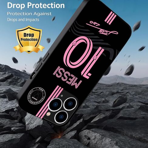ZERMU for iPhone 16 15 14 13 12 11 Pro Max Plus Mini SE Case, Mess%i Soft TPU Shockproof Phone Rubber Cover Full Protection Bumper Case for Soccer Fans Style #10 in Saudi Arabia