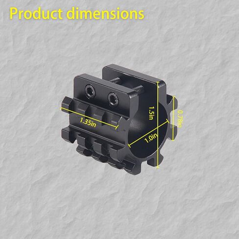 حل MagTube، حامل ويفر أنبوبي للمصباح اليدوي أو الليزر أو ملحقات البندقية الأخرى. قطر 1 بوصة in Kuwait