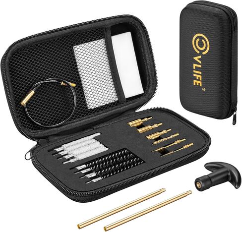 CVLIFE Gun Cleaning Kit for .177 .22/9mm .22 .357 .45, .40 .38/9mm .45 .357, .38 Universal Gun Cleaning Kits for Rifle, Handgun, Airgun in Saudi Arabia