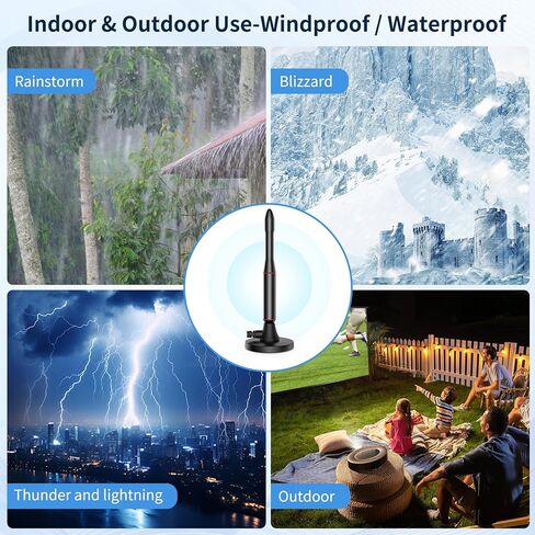 TV Antenna Indoor, Long Range Digital Antenna Indoor for All TV, Antenna for Smart TV,Supports 4K, 1080p in Saudi Arabia