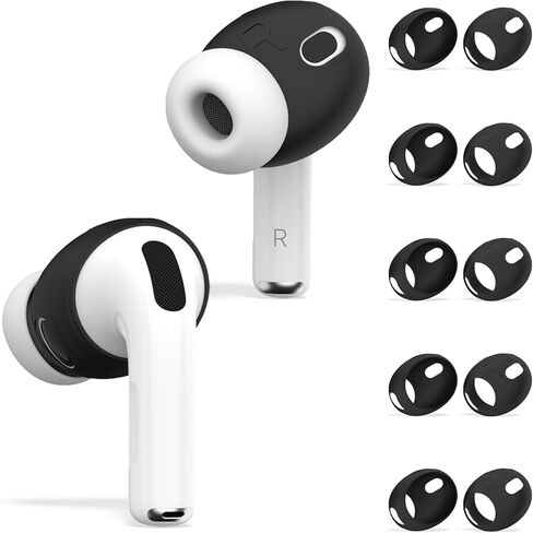 [5 أزواج] غطاء أطراف الأذن AirPods Pro 3 [يناسب الجراب]، غطاء أذن من السيليكون الناعم AirPod Pro 3 مضاد للانزلاق Air Pod pro 3 ملحقات متوافقة مع سماعات الأذن AirPods Pro الجيل الثالث 2025 (5 ألوان) in Kuwait
