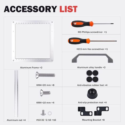 GeeekPi DeskPi RackMate TL1, 10 inch 10U Server Rack for Network, Servers, Audio, and Video Equipment, Open Frame Aluminum Alloy Rack in Kuwait