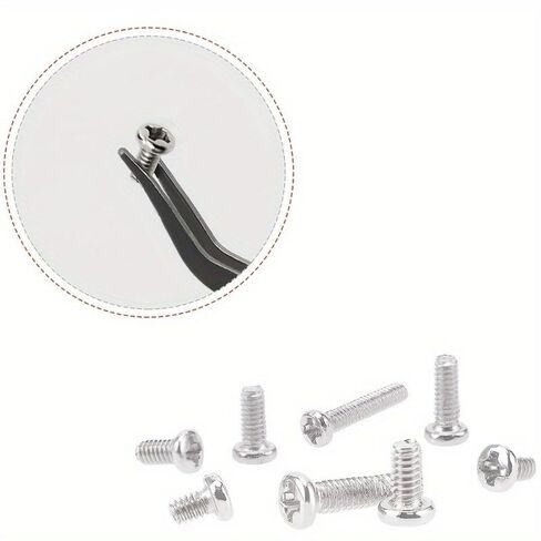 500Pcs Mini Screws Set Micro Laptop Computer Screw Sunglass Watch Tablet Glasses Repair Screws Hardware Tools in Saudi Arabia