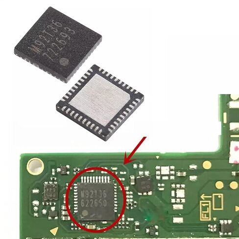 Replacement M92T36 USB-C Charging Control IC Chip for Nintendo Switch Console, Repair Parts Charging IC Chip for NS Switch in Saudi Arabia