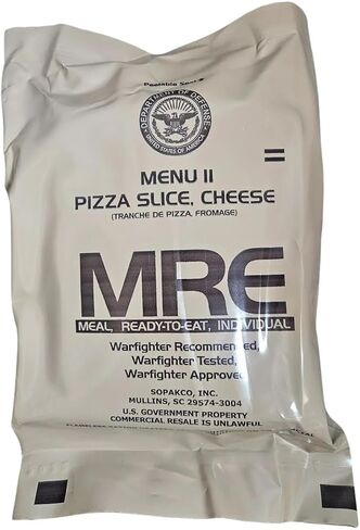6 حزم وجبة نباتية جاهزة للأكل (MRE) قضية عسكرية، حصص غذائية ميدانية للبقاء على قيد الحياة in Kuwait