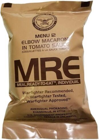 6 حزم وجبة نباتية جاهزة للأكل (MRE) قضية عسكرية، حصص غذائية ميدانية للبقاء على قيد الحياة in Kuwait