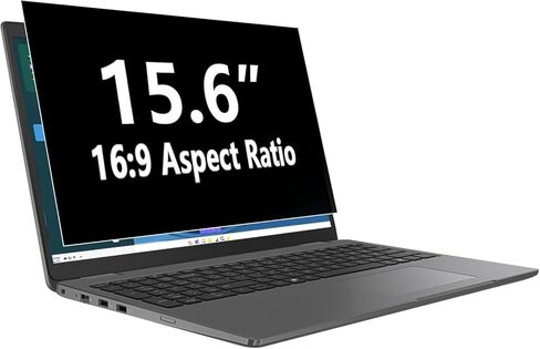 15.6 Inch 16:9 Laptop Privacy Screen Filter, Anti Scratch Anti Spy Anti-Glare Blue Light Screen Guard, Removable 15.6In Security Shield in Saudi Arabia