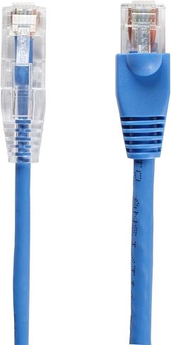 Black Box Slim-Net Cat.6 Patch Network Cable - 12 ft Category 6 Network Cable for Patch Panel, Network Device - First End: 1 x RJ-45 Male Network - Second End: 1 x RJ-45 Male Network - Patch Cable - B in Saudi Arabia