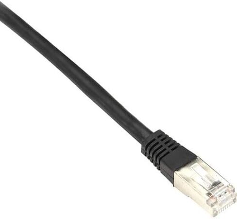 Black Box Cat6 250-MHz Shielded, Stranded Cable SSTP (PIMF), PVC, Black, 3-ft. (0.9-m) - 2.95 ft Category 6 Network Cable for Network Device - First End: 1 x RJ-45 Male Network - Second End: 1 x RJ-45 in Saudi Arabia