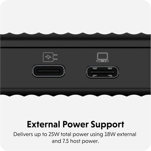 حاوية HyperDrive Next USB4 NVMe SSD - 80 جيجابت في الثانية USB4 v2، متوافقة مع Thunderbolt 5، تدعم أجهزة توسيع PCIe Gen4/3، حاوية M.2 SSD خالية من الأدوات مع دعم الطاقة الخارجية، لنظامي التشغيل Windows وMacOS in Saudi Arabia