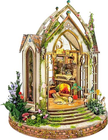 Book Nook Kit للبالغين ، BookNook DIY Miniature House Kit ، Mini House Bookshelf Decord 3D Wooden Puzzle ، HIMATION HOME FOR in Kuwait
