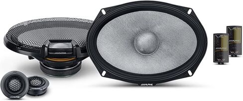 Alpine 6.5" & 6x9 R2 High-Resolution Speaker Bundle - A Pair of R2-S6533-Way Component Speakers & a Pair of R2-S69C 6x9 Component Speakers in Saudi Arabia