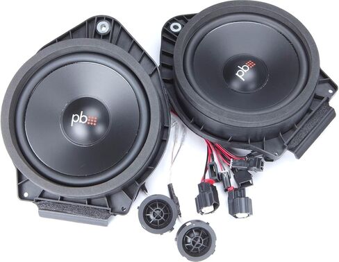 PowerBass OE65C-GM OE Series 6-1/2" 120 وات معالجة طاقة الذروة، نظام مكبر صوت مكون 4 أوم - مصمم ليناسب سيارات GM وChevrolet المتوافقة - OEM Direct Fit (زوج) in Saudi Arabia