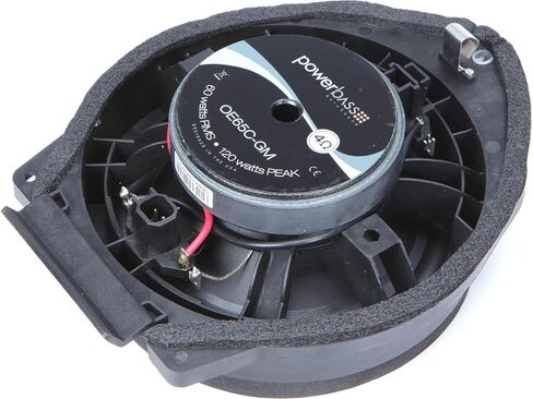 PowerBass OE65C-GM OE Series 6-1/2" 120 وات معالجة طاقة الذروة، نظام مكبر صوت مكون 4 أوم - مصمم ليناسب سيارات GM وChevrolet المتوافقة - OEM Direct Fit (زوج) in Saudi Arabia