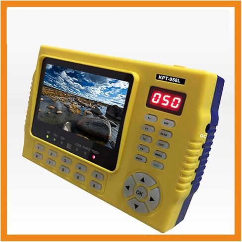 جهاز قياس إشارة الأقمار الصناعية الرقمي KPT-958L DVB-S2 MPEG4 HD جهاز قياس الأقمار الصناعية أفضل Ws-6951 Satlink Ws6916 مجموعة صندوق علوي WS-6906 (نوع القابس: 1) in Saudi Arabia