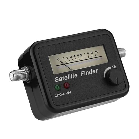 Finder Digital Meter with Illuminated Display for Easy Dish Alignment Lightweight and Portable 13-18V DC and White Sat Finder in Saudi Arabia