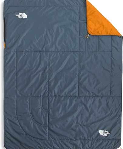 THE NORTH FACE Wawona Blanket - Insulated Blanket for Home and Camping, Water Repellent, Packable Design, Granite Grey/Dust Orange, One Size in Saudi Arabia