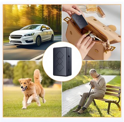 Mini GPS Tracker for Vehicles - Tracker Device for Vehicles No Subscription No Monthly Fee Car Tracker Device Hidden Magnetic Real-Time Tracking GPS Tracker for Cars Kids Dogs in Kuwait