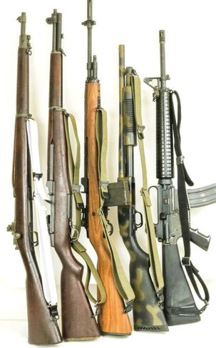 قطعتان من حبال الويب لـ M1 Garand USGI Style Two Point OD Cotton Web US Made in Saudi Arabia