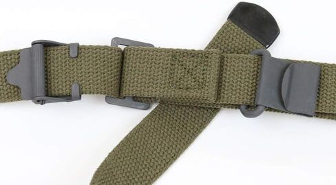 قطعتان من حبال الويب لـ M1 Garand USGI Style Two Point OD Cotton Web US Made in Saudi Arabia