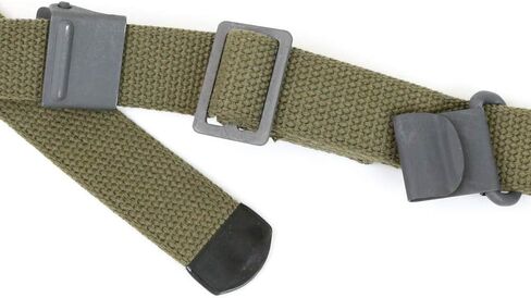 قطعتان من حبال الويب لـ M1 Garand USGI Style Two Point OD Cotton Web US Made in Saudi Arabia