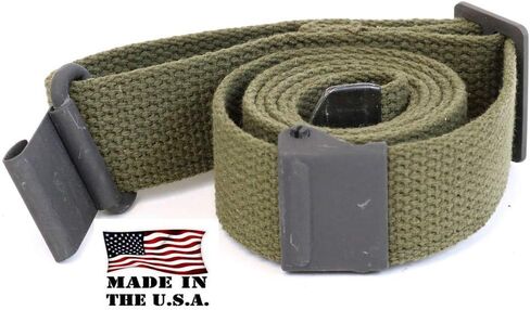 قطعتان من حبال الويب لـ M1 Garand USGI Style Two Point OD Cotton Web US Made in Saudi Arabia