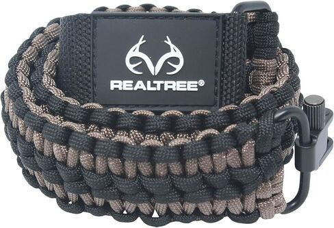 Realtree باراكورد تقليدي بنقطتين حمالة المسدس 550 قابل للتعديل مع حلقات ومحول. حبال خارجية مرخصة رسميًا. مثالية للصيد واستخدام البقاء على قيد الحياة. ممتاز in Kuwait