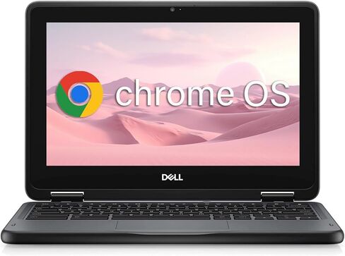 كمبيوتر محمول Dell Chromebook 11 3100 2 في 1 بشاشة لمس 11.6 بوصة، سيليرون N4000، ذاكرة وصول عشوائي 4 جيجابايت، eMMC 32 جيجابايت، نوع C، لوحة مفاتيح يابانية، نظام تشغيل Chrome (متجدد) in Kuwait