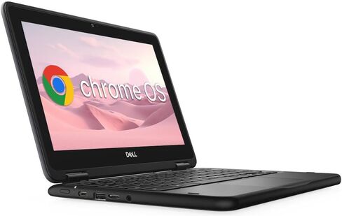 كمبيوتر محمول Dell Chromebook 11 3100 2 في 1 بشاشة لمس 11.6 بوصة، سيليرون N4000، ذاكرة وصول عشوائي 4 جيجابايت، eMMC 32 جيجابايت، نوع C، لوحة مفاتيح يابانية، نظام تشغيل Chrome (متجدد) in Kuwait