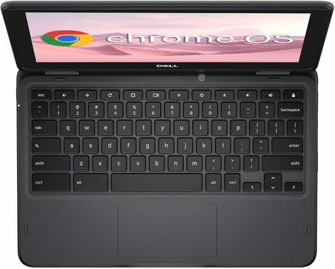 كمبيوتر محمول Dell Chromebook 11 3100 2 في 1 بشاشة لمس 11.6 بوصة، سيليرون N4000، ذاكرة وصول عشوائي 4 جيجابايت، eMMC 32 جيجابايت، نوع C، لوحة مفاتيح يابانية، نظام تشغيل Chrome (متجدد) in Kuwait