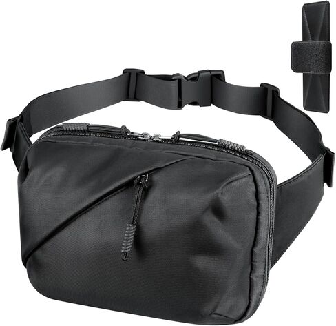 FINPAC Concealed Fanny Pack for Men, Bando Bag Tactical Sling/Belt Bag with Universal Pistol Holster, Hip Pack Travel Hiking in Saudi Arabia