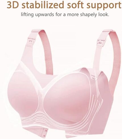 As Fairy Nursing Bras for Breastfeeding Natural Shape Maternity Bra Seamless Jelly Strip Support Comfort Pregnancy Bra in Saudi Arabia