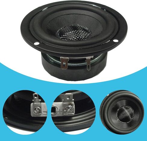 4.5 بوصة 4Ohm 30W الألياف الزجاجية المخروط مكبرات الصوت مضخم الصوت HiFi مكبرات الصوت منخفضة التردد باس قوي in Saudi Arabia