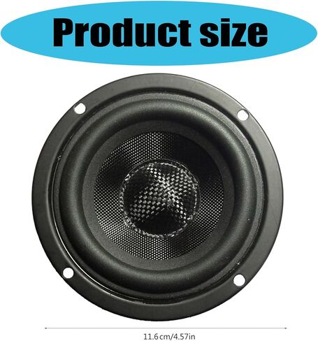 4.5 بوصة 4Ohm 30W الألياف الزجاجية المخروط مكبرات الصوت مضخم الصوت HiFi مكبرات الصوت منخفضة التردد باس قوي in Saudi Arabia